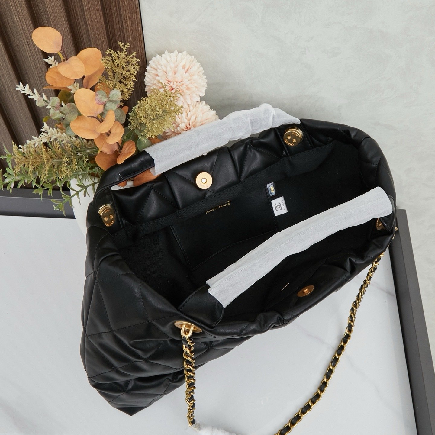 Chanel x27 Large Top Handle Bag 001370