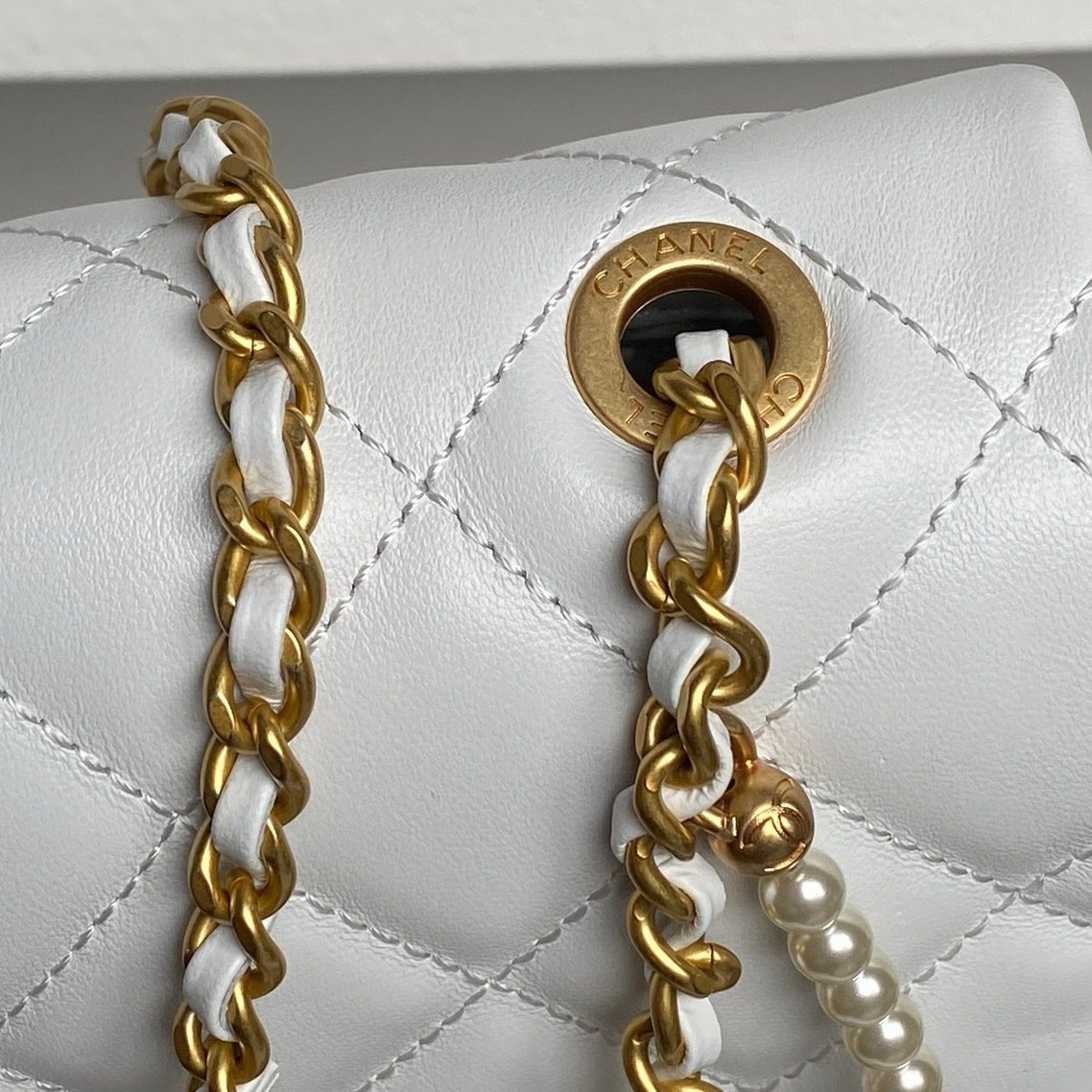 Chanel Chane1 AP5603 logo Mini Gold Bag 0011030