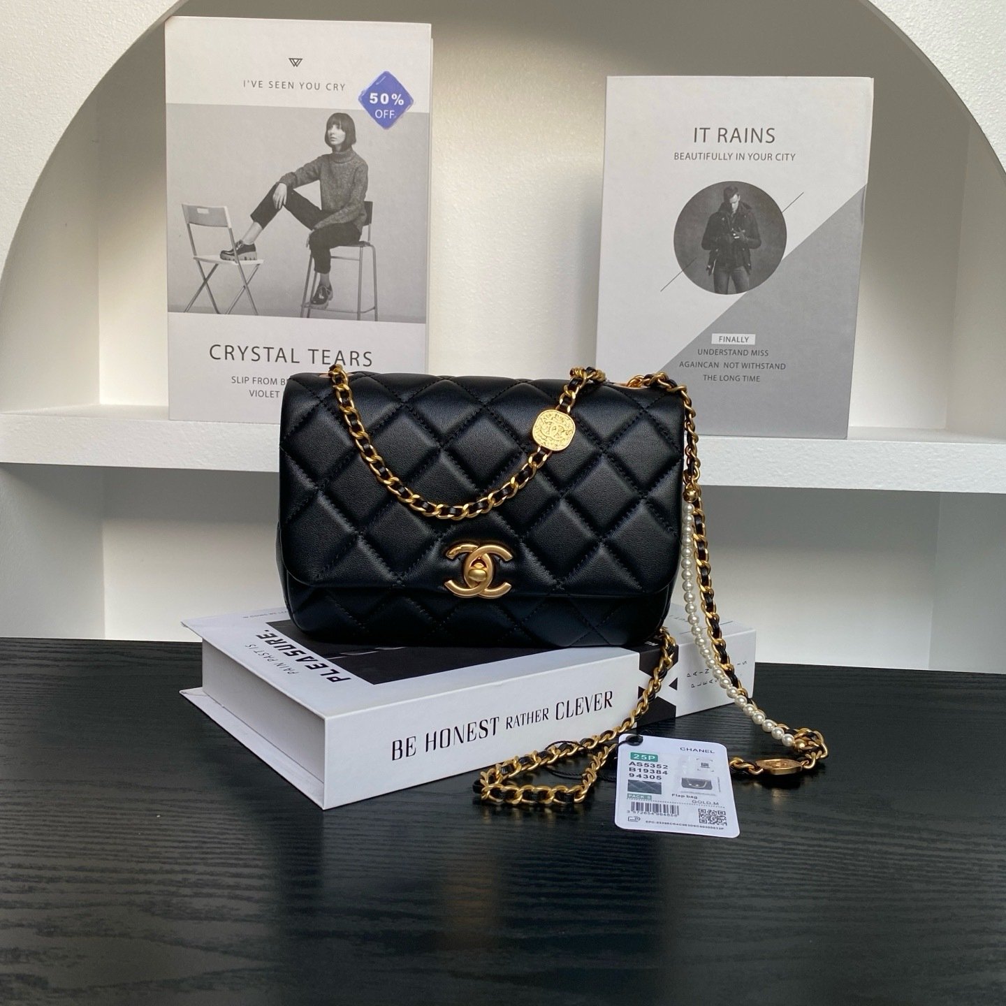 Chanel Chane1 AP5602 logo Mini Gold Bag 0011010