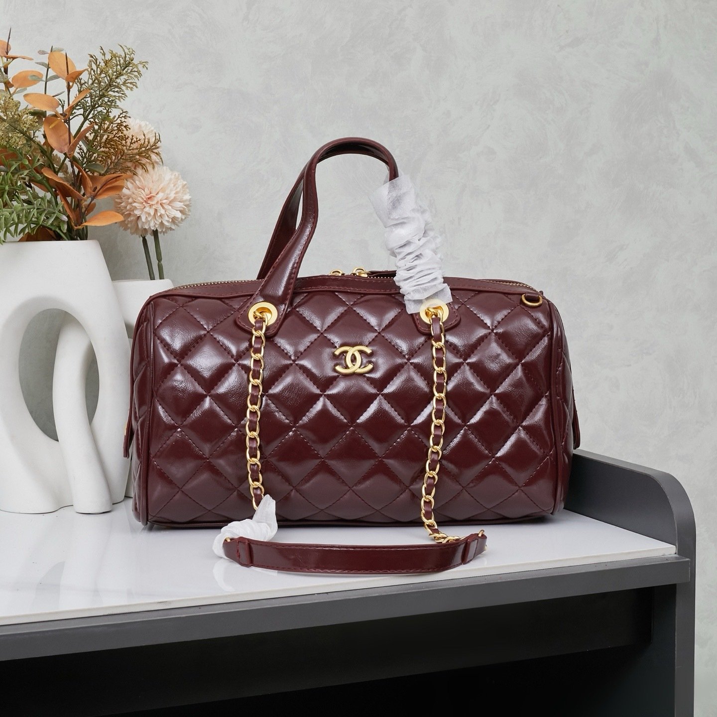 Chanel Bowling x17x13 x20x8 Large New Season-6 001330