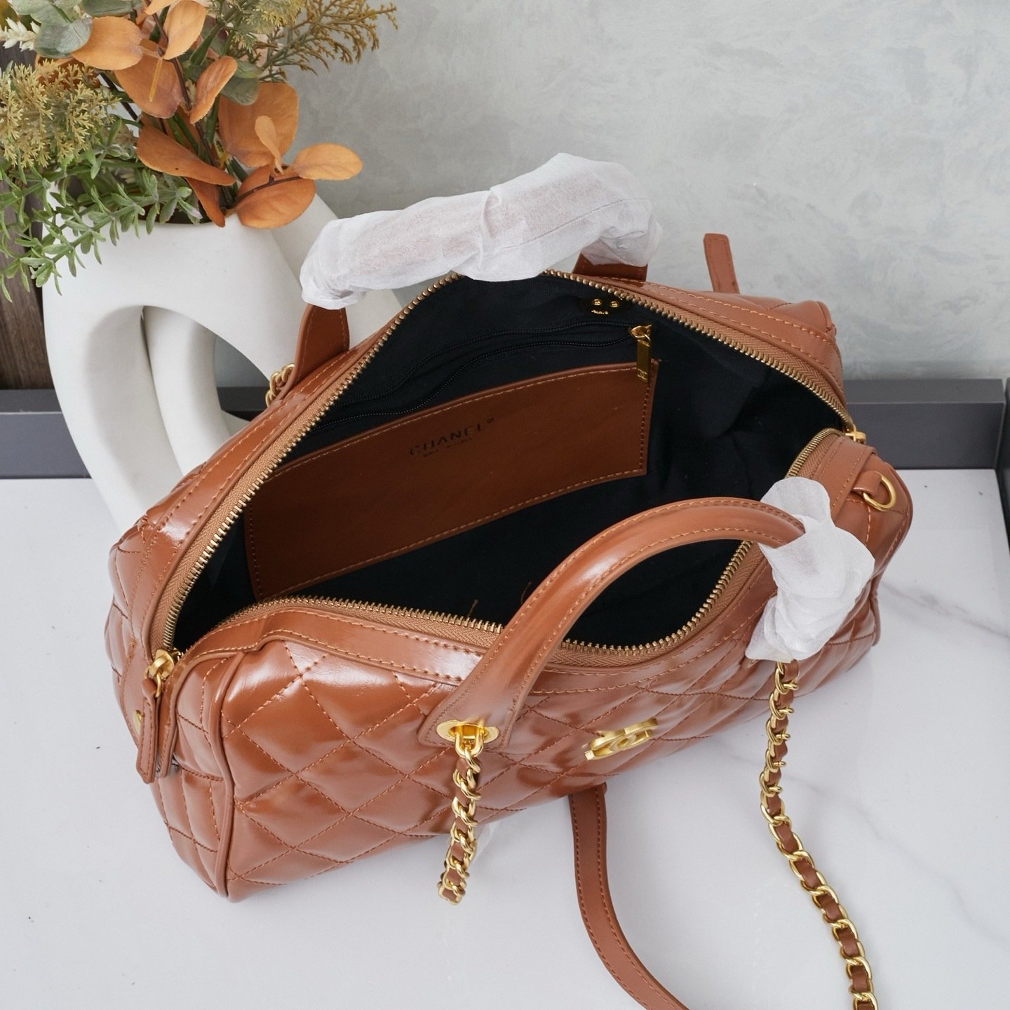 Chanel Bowling x17x13 x20x8 Large New Season-5 001330