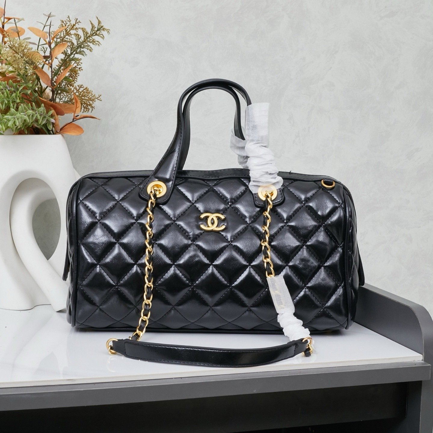 Chanel Bowling x17x13 x20x8 Large New Season-4 001330