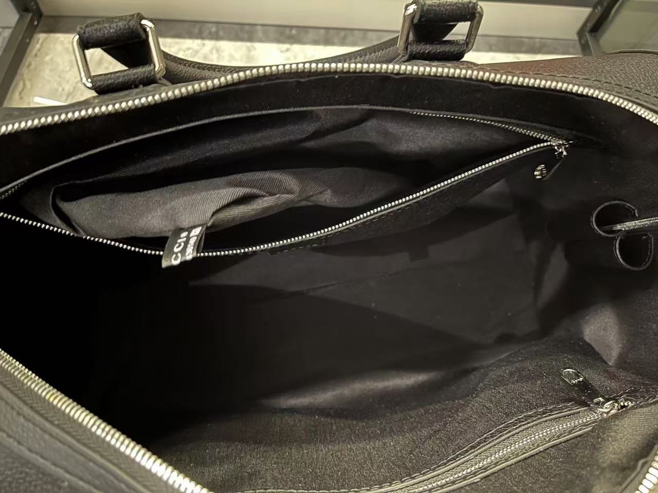 Gucci Canvas GG Supreme Black Travel Bag-9 792074