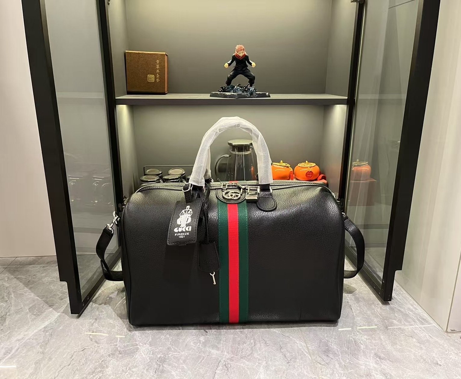 Gucci GG Savoy Green Travel Bag-8 834460