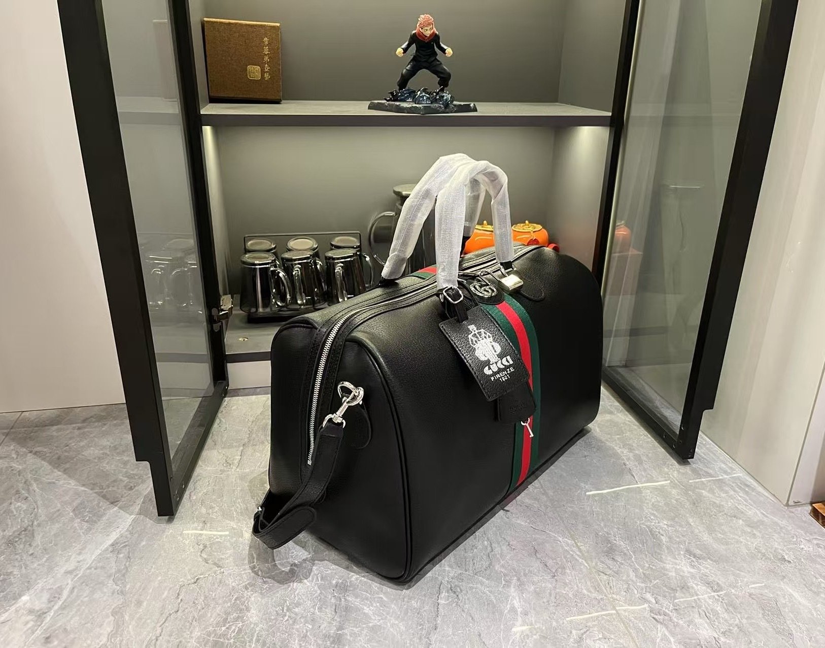 Gucci GG Savoy Green Travel Bag-8 834460