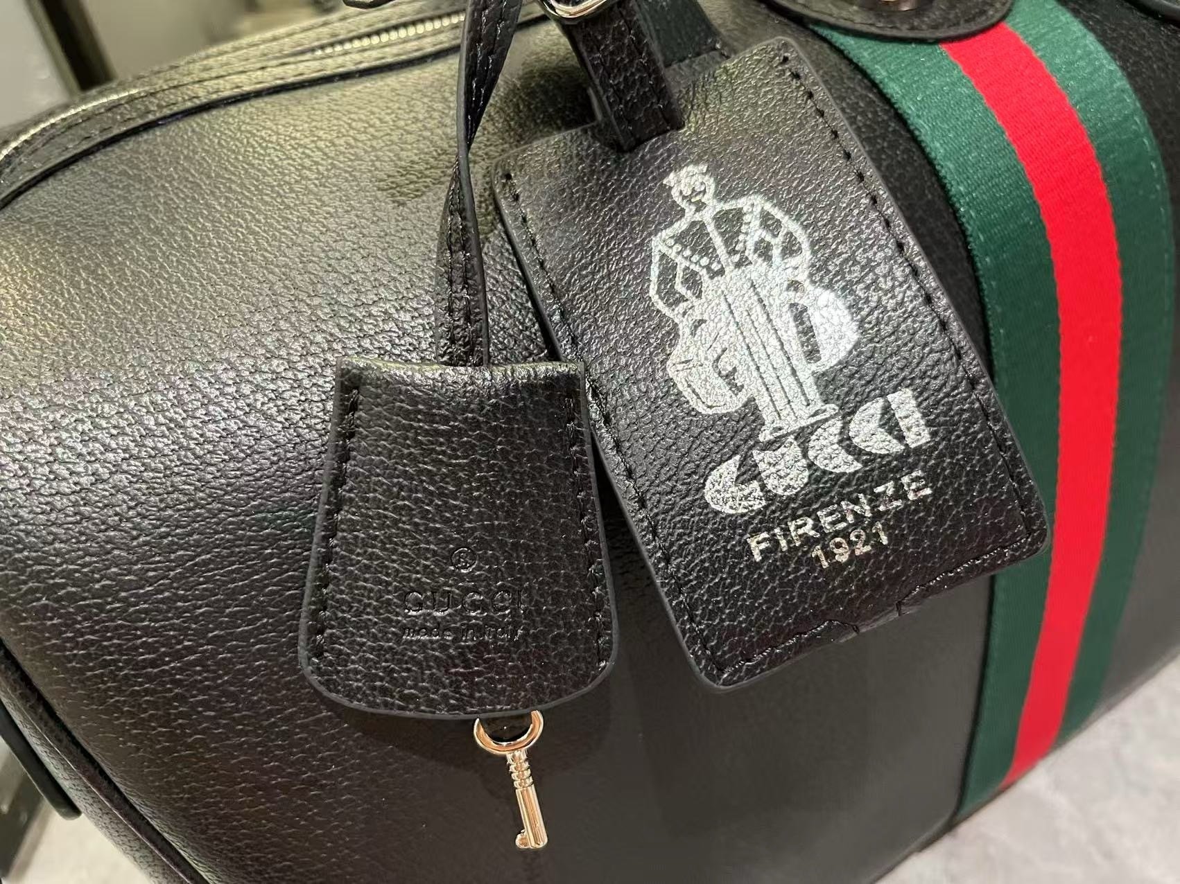 Gucci GG Savoy Green Travel Bag-8 834460