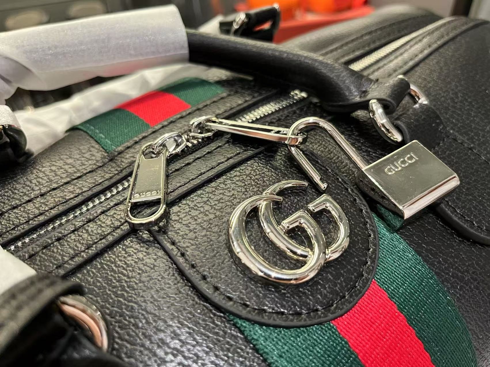 Gucci GG Savoy Green Travel Bag-8 834460