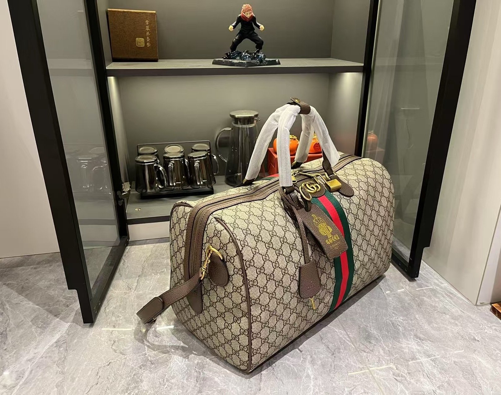 Gucci GG Savoy Green Travel Bag-7 834460