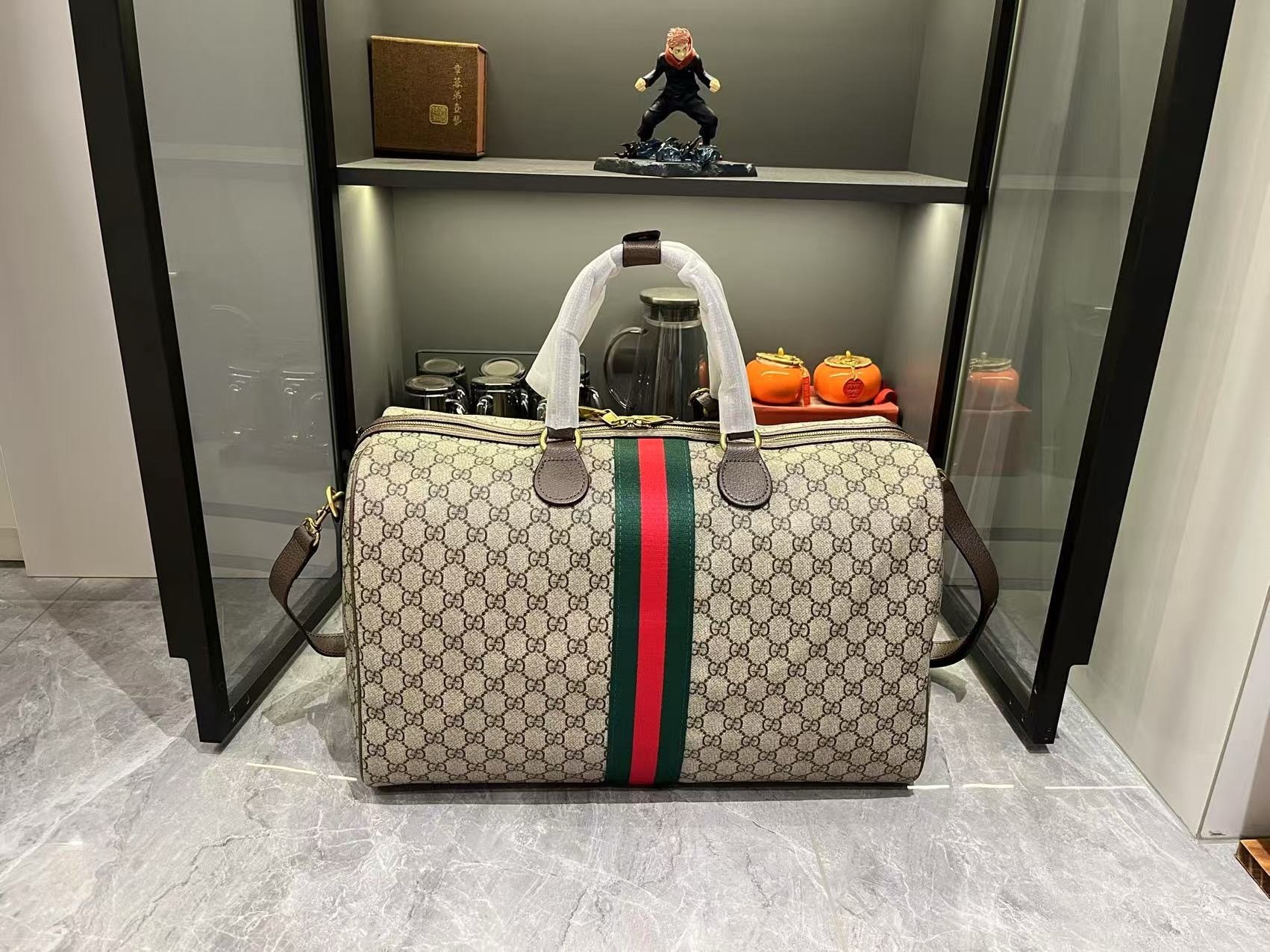 Gucci GG Savoy Green Travel Bag-7 834460