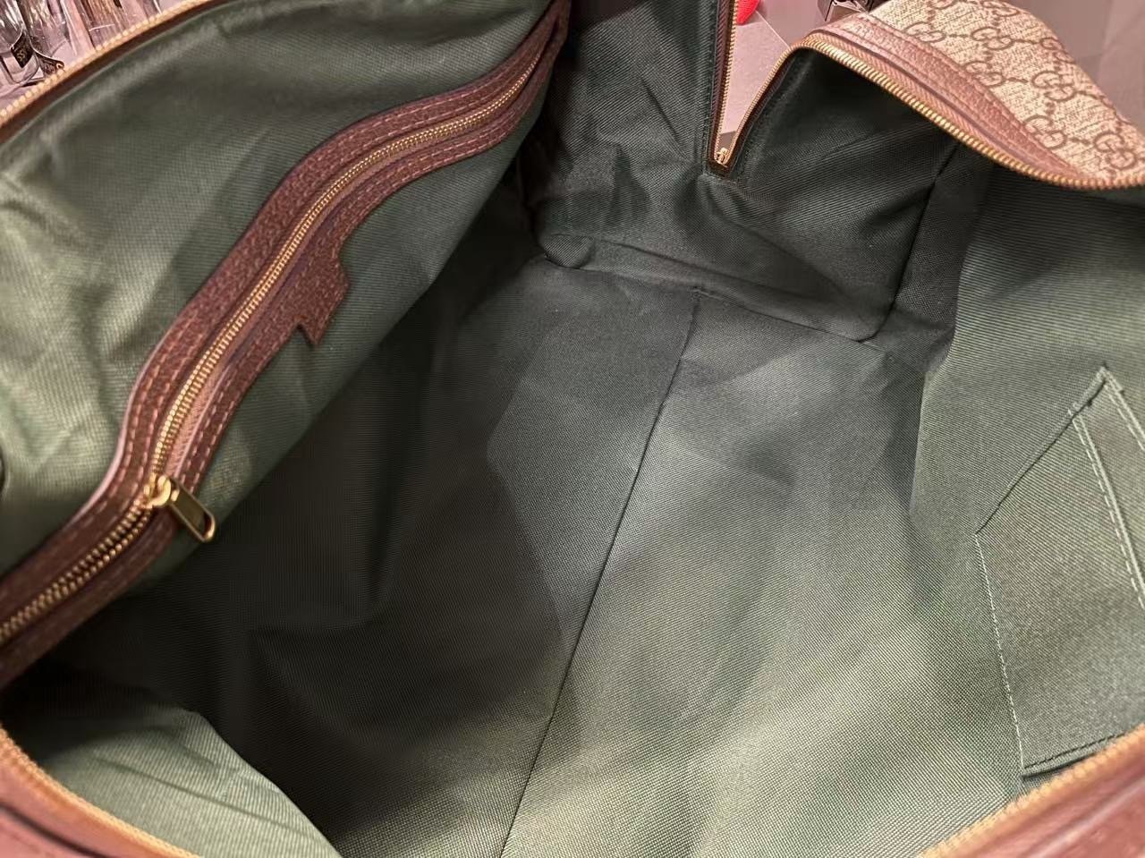Gucci GG Savoy Green Travel Bag-7 834460