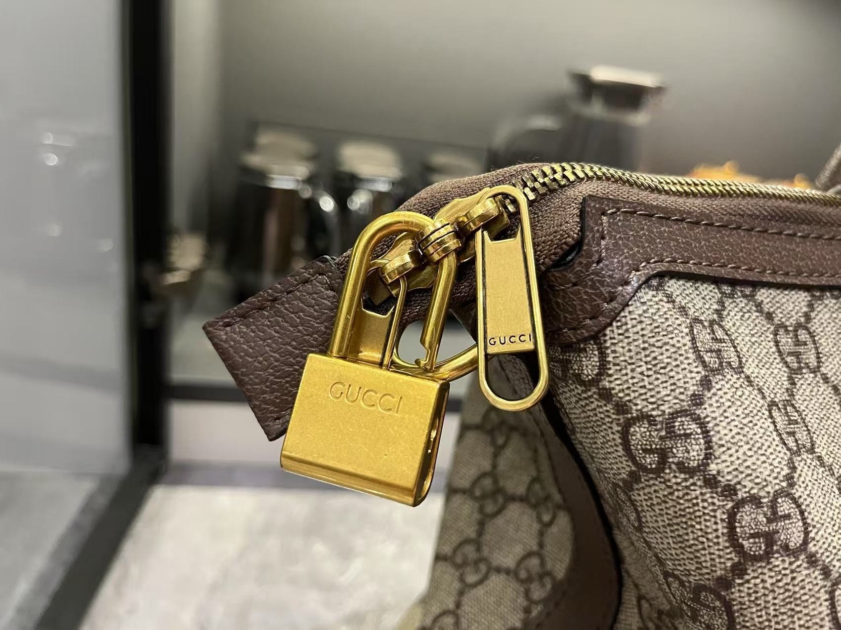 Gucci Canvas GG Ophidia x28x18cm Green New Season-3 834469