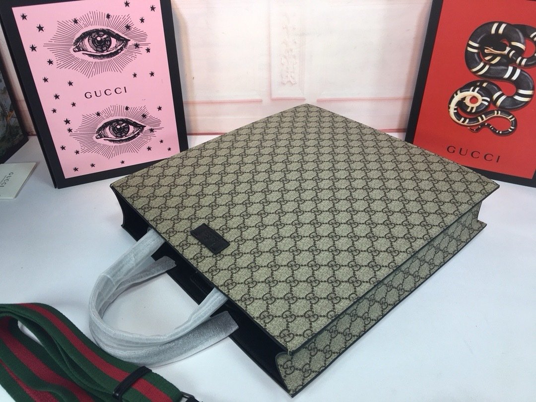 Gucci Canvas GG Supreme x38x11cm Tote Bag 456217