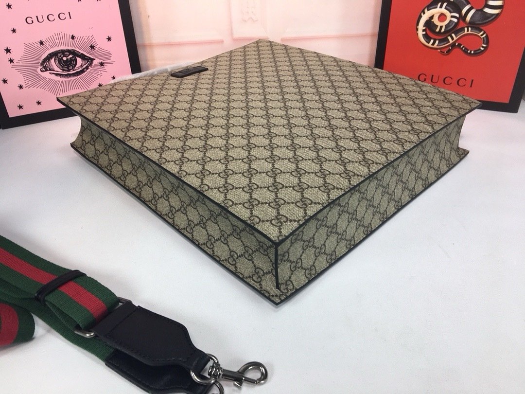 Gucci Canvas GG Supreme x38x11cm Tote Bag 456217
