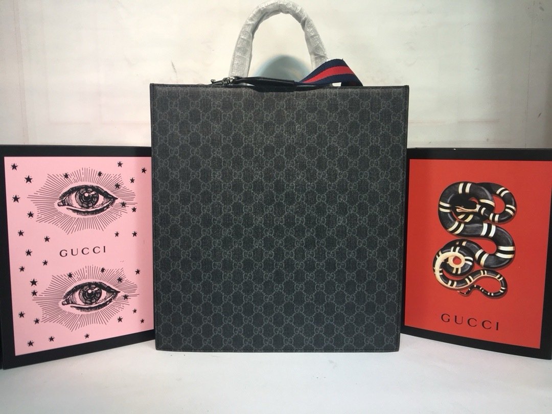 Gucci Canvas GG Supreme x38x11cm Tote Bag 456217