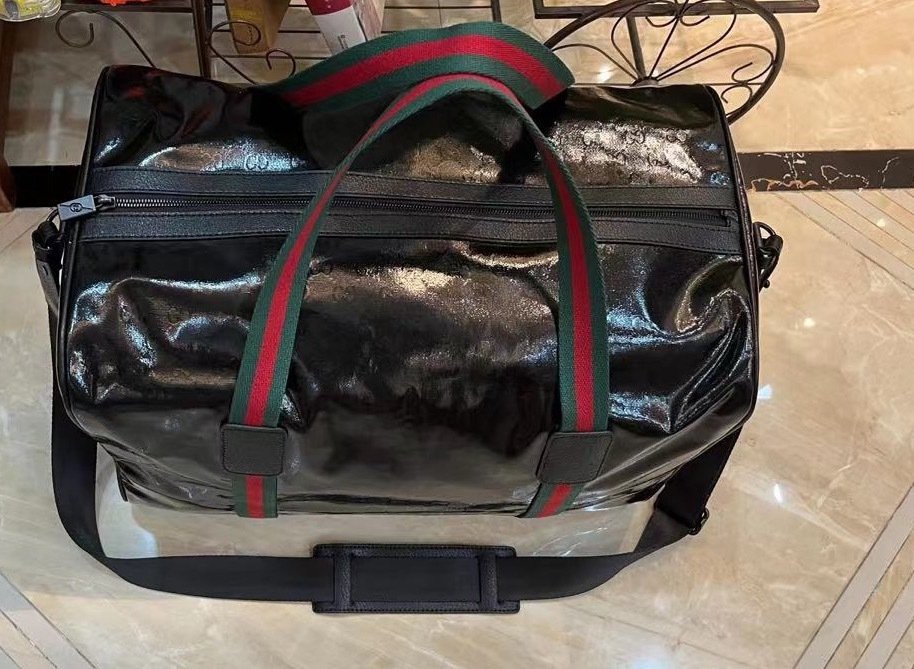 Gucci Canvas GG Supreme Travel Bag-6 758664