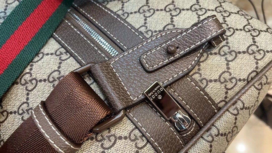 Gucci Canvas GG Supreme Travel Bag-5 758664