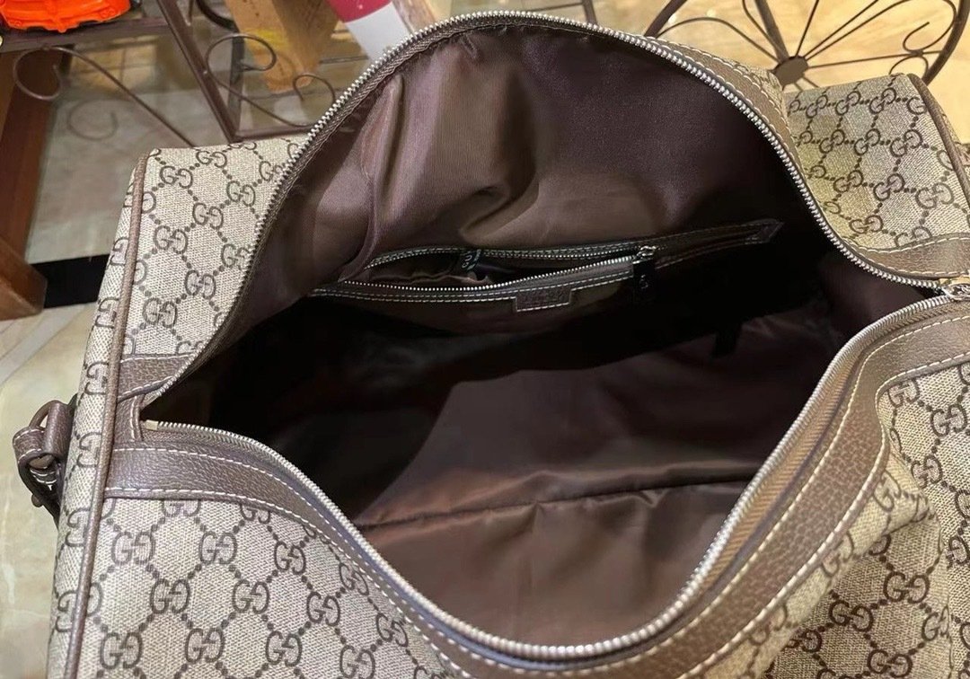 Gucci Canvas GG Supreme Travel Bag-5 758664