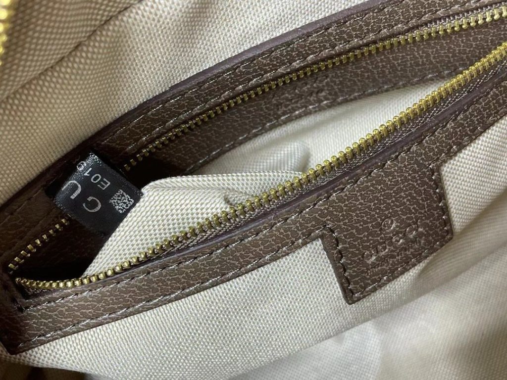 Gucci Canvas GG Ophidia Supreme Medium Brown MediumGGTop Handle Bag 724575