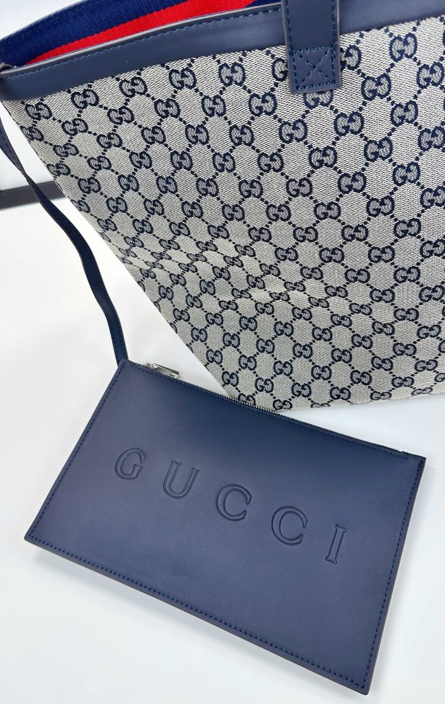 Gucci Totissima Sabato De Medium Blue MediumTote Bag-1 788203