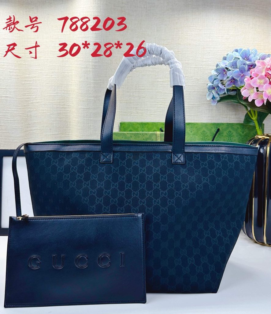 Gucci Totissima Sabato De Medium Blue MediumTote Bag 788203