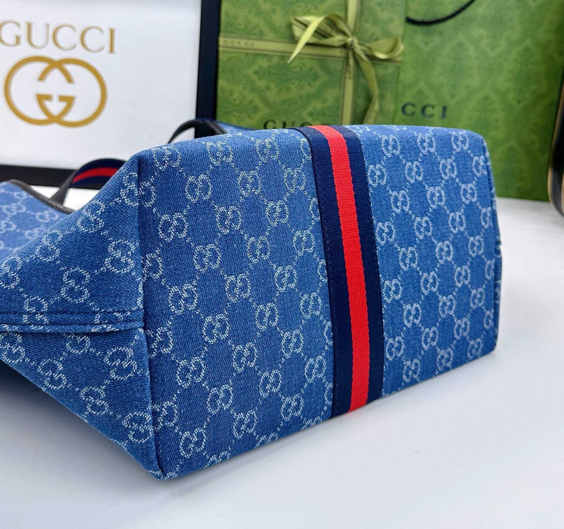 Gucci Canvas Giglio GG Green New Arrival-6 860845