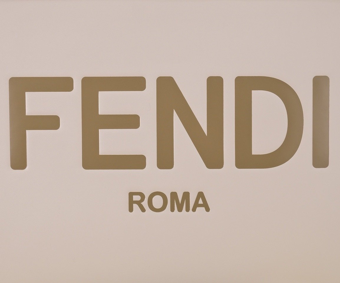 Fendi Vintage TOTE LOGO x35x21cm Large Tote Bag 001410