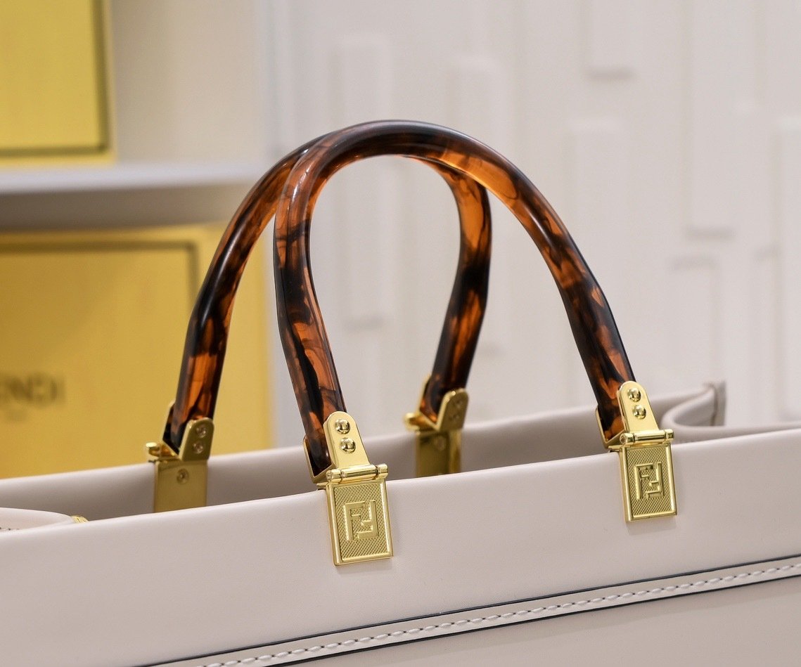 Fendi Vintage TOTE LOGO x35x21cm Large Tote Bag 001410