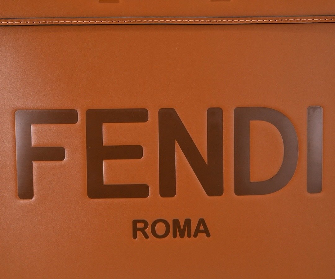 Fendi Vintage TOTE LOGO x35x21cm Large Tote Bag 001410