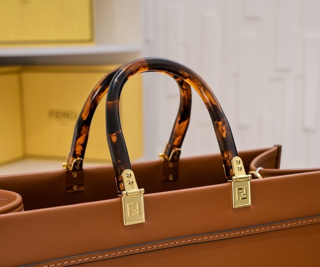 Fendi Vintage TOTE LOGO x35x21cm Large Tote Bag 001410