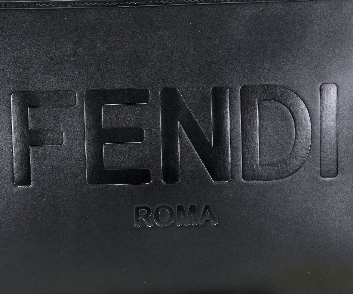 Fendi Vintage TOTE LOGO x35x21cm Large Tote Bag 001410