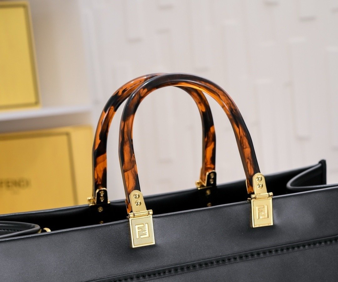 Fendi Vintage TOTE LOGO x35x21cm Large Tote Bag 001410