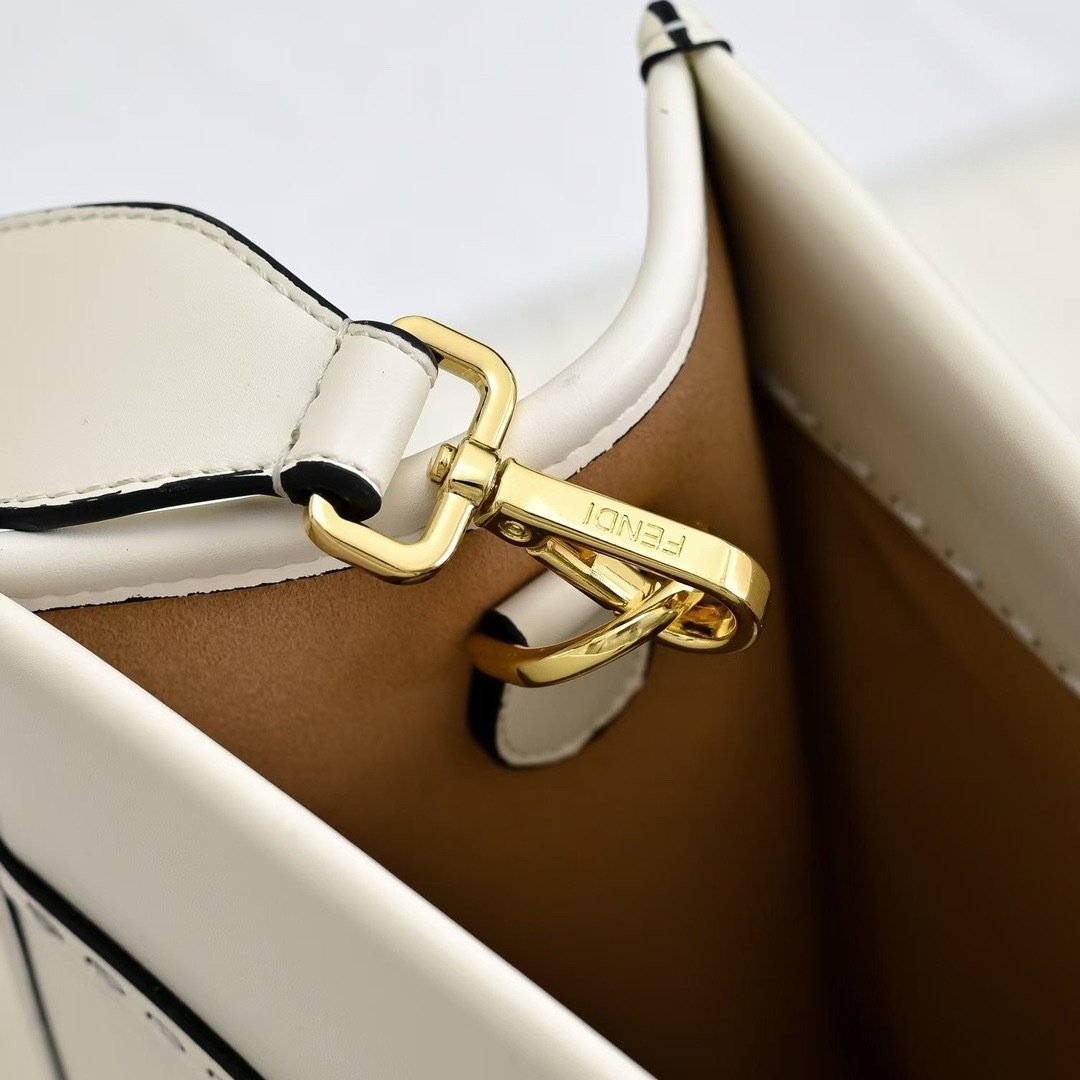 Fendi Vintage TOTE LOGO x17x31cm Small Tote Bag 001380