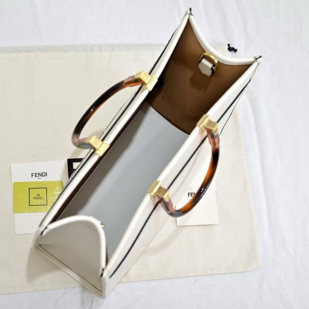 Fendi Vintage TOTE LOGO x17x31cm Small Tote Bag 001380
