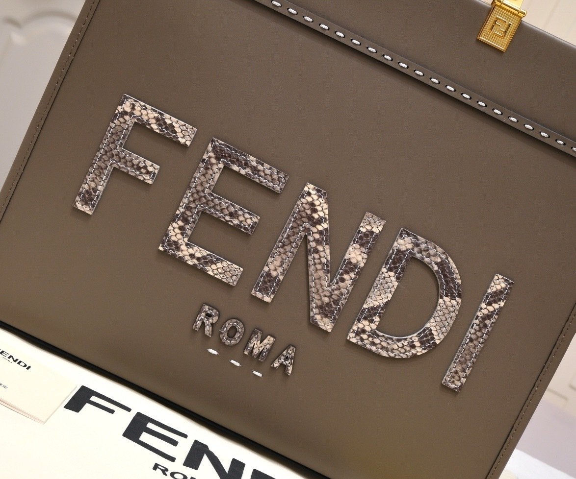 Fendi Vintage TOTE LOGO x17x31cm Small Tote Bag 001380
