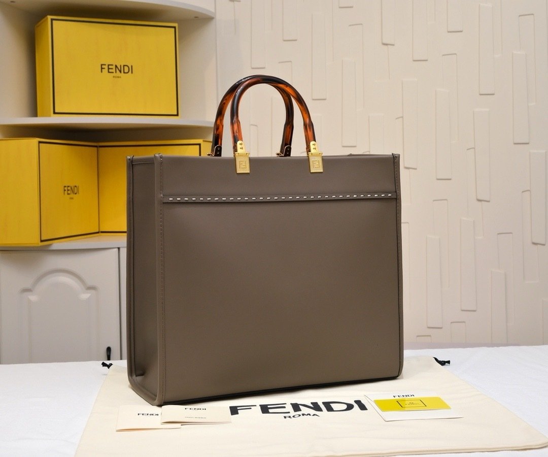 Fendi Vintage TOTE LOGO x17x31cm Small Tote Bag 001380