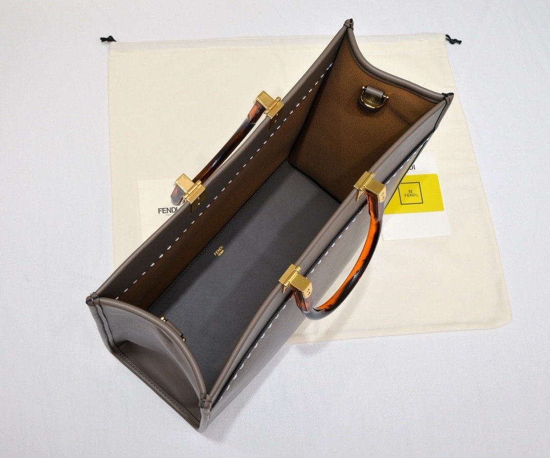 Fendi Vintage TOTE LOGO x17x31cm Small Tote Bag 001380