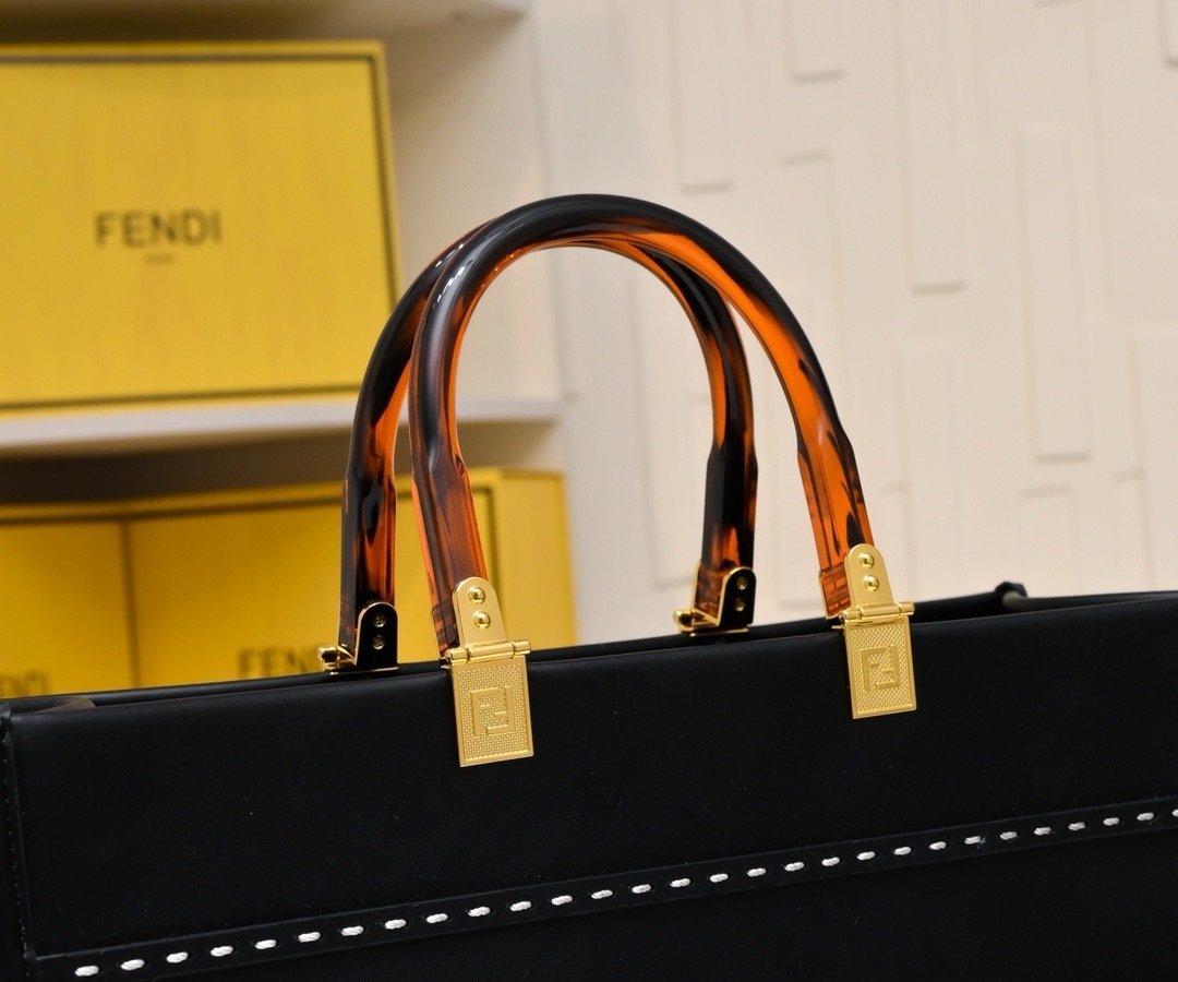Fendi Vintage TOTE LOGO x17x31cm Small Tote Bag 001380