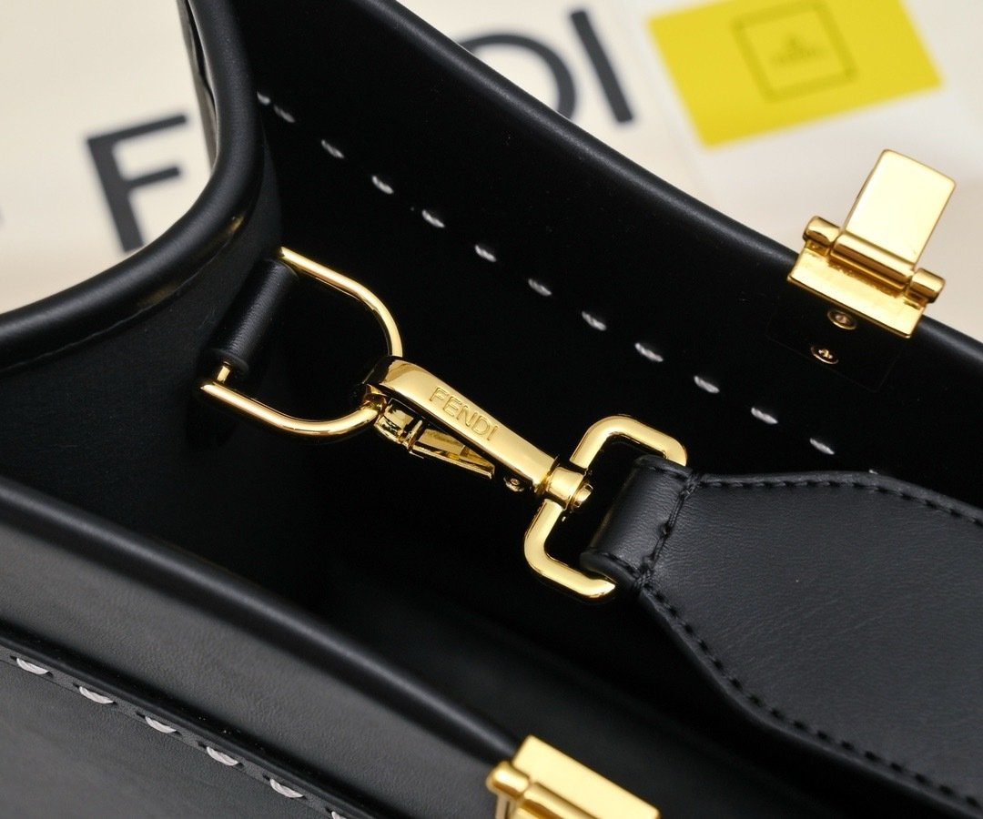 Fendi Vintage TOTE LOGO x17x31cm Small Tote Bag 001380