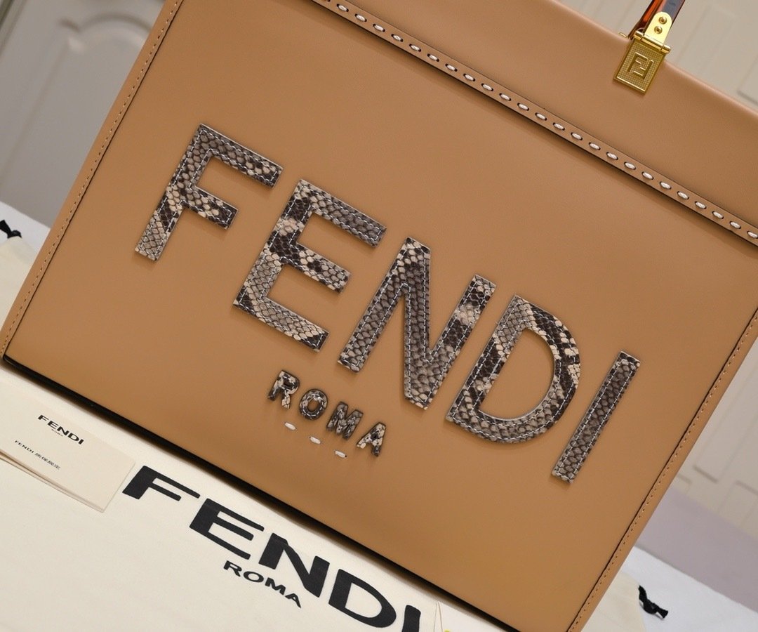 Fendi Vintage TOTE LOGO x17x31cm Small Tote Bag 001380