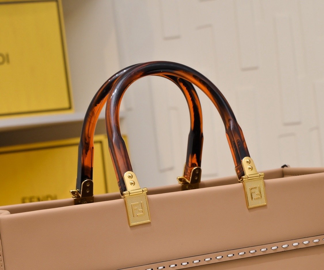 Fendi Vintage TOTE LOGO x17x31cm Small Tote Bag 001380