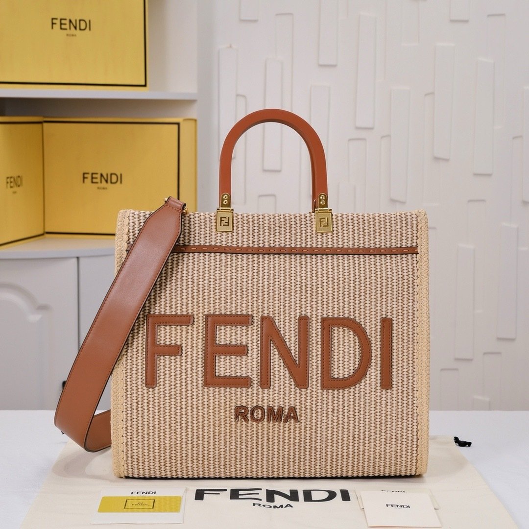 Fendi Sunshine B128 x17x35cm Medium Tote Bag 001400