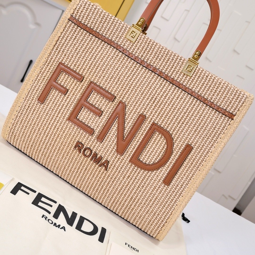 Fendi Sunshine B128 x17x35cm Medium Tote Bag 001400