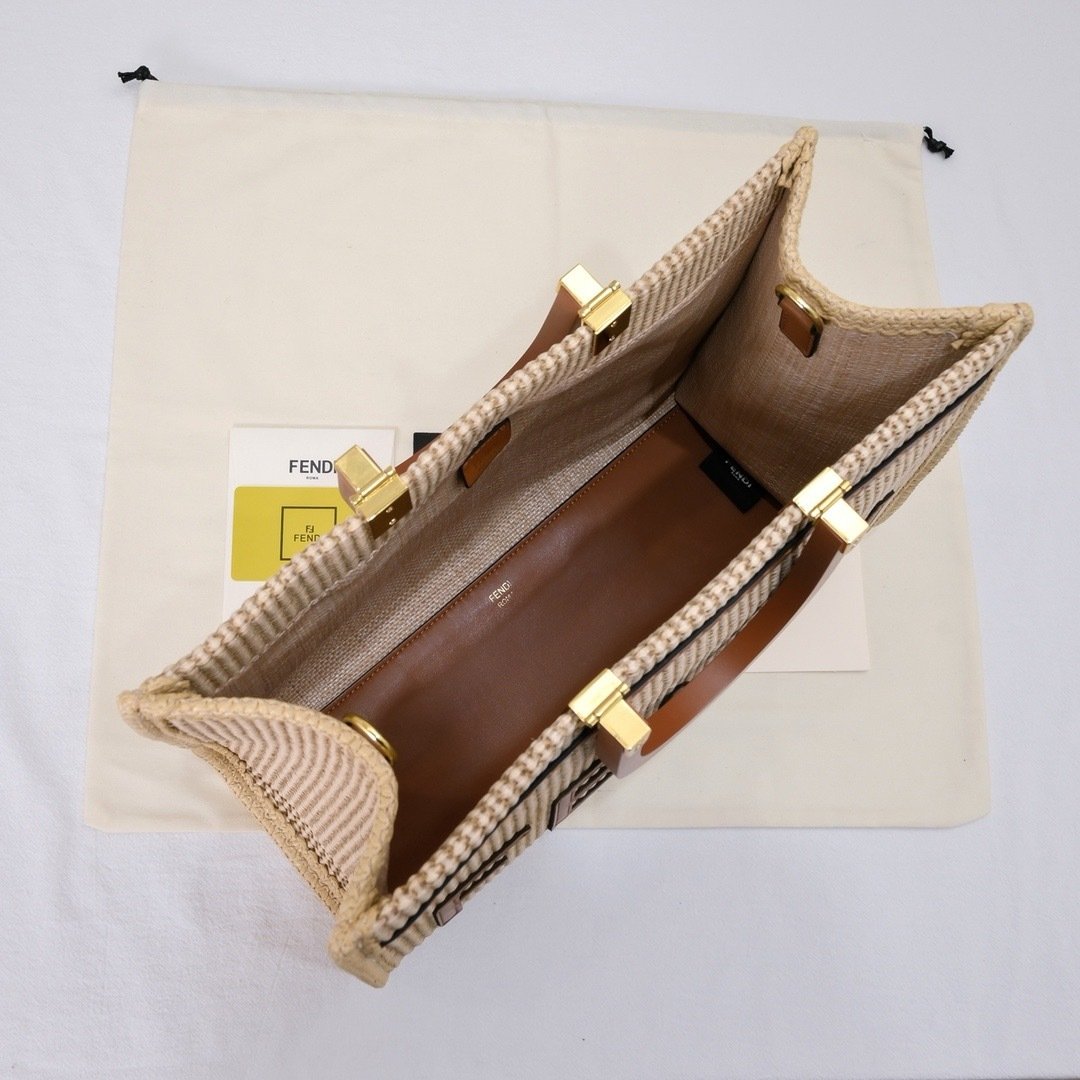 Fendi Sunshine B128 x17x35cm Medium Tote Bag 001400