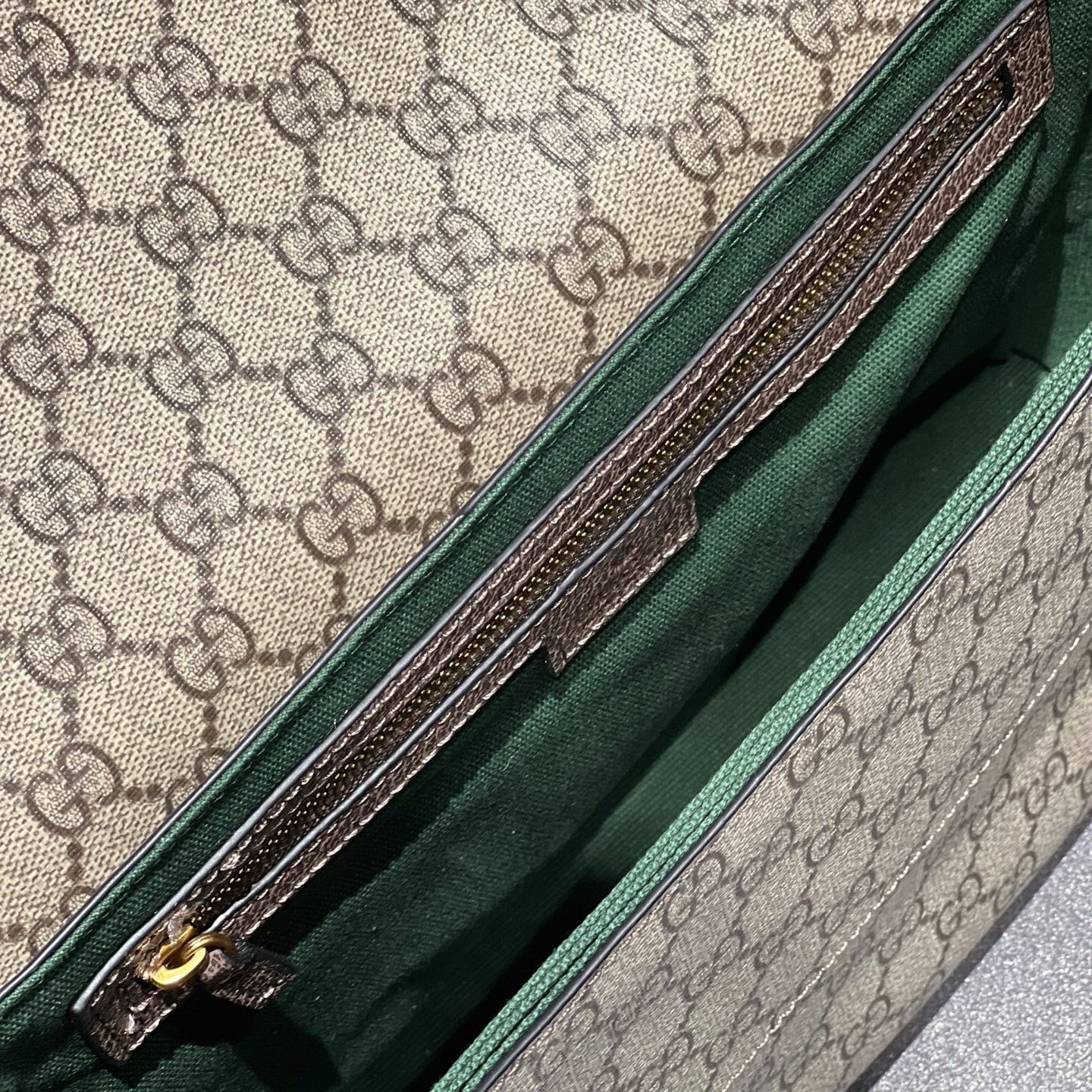 Gucci Canvas Ophidia GG x20x8cm Green New Season 001300