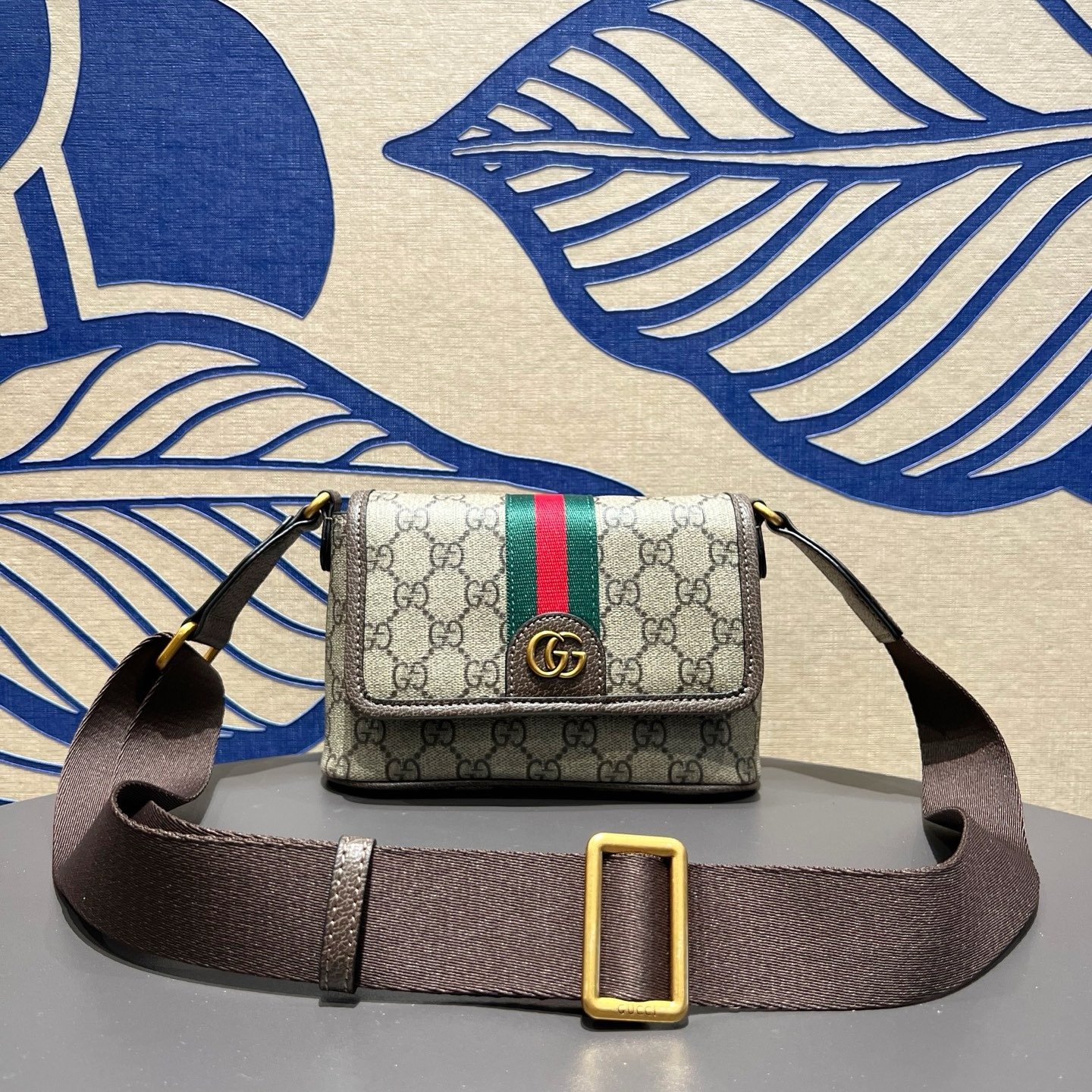 Gucci Canvas Ophidia GG x12x5cm Green Soft Finish Edition 001280