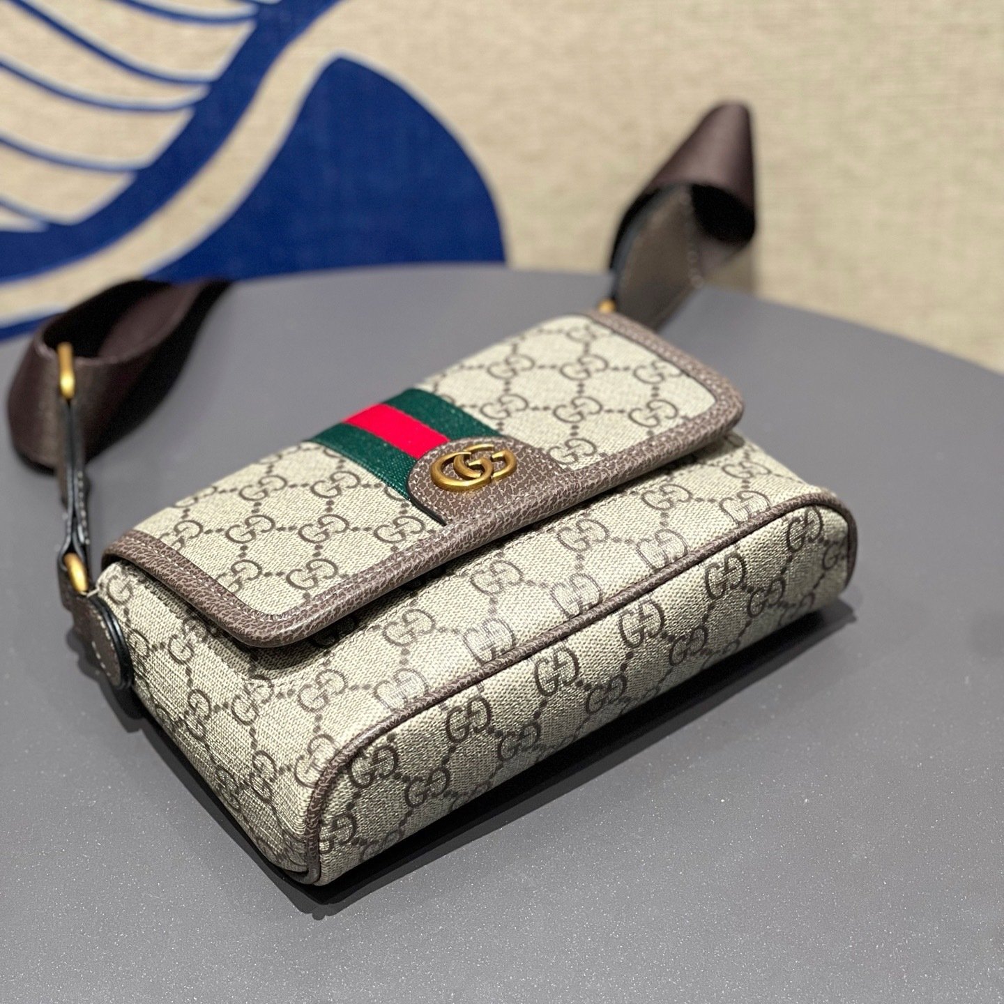 Gucci Canvas Ophidia GG x12x5cm Green Soft Finish Edition 001280