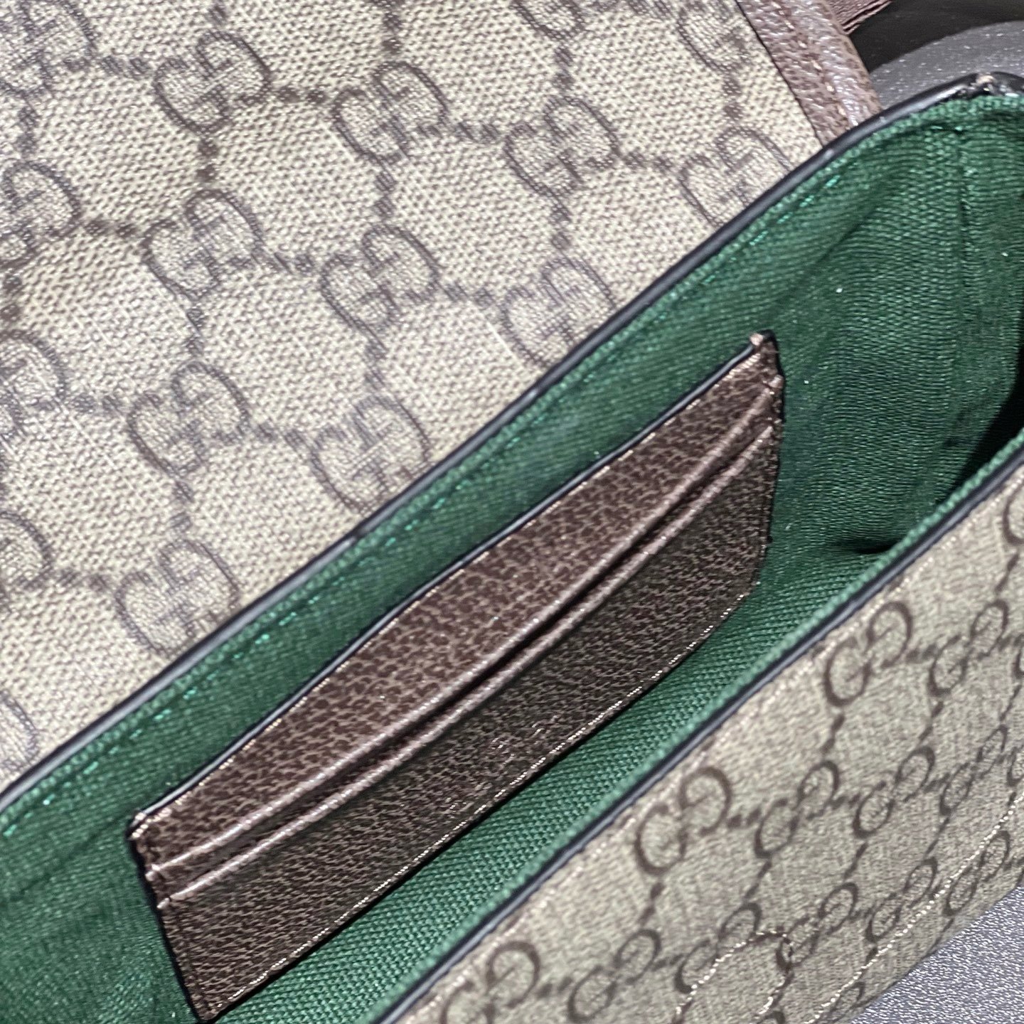 Gucci Canvas Ophidia GG x12x5cm Green Soft Finish Edition 001280