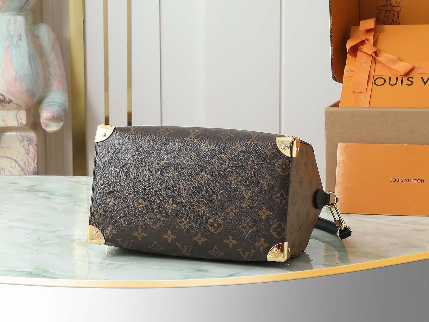 Louis Vuitton Canvas M26181 Trunk Speedy Top Handle Bag 001790