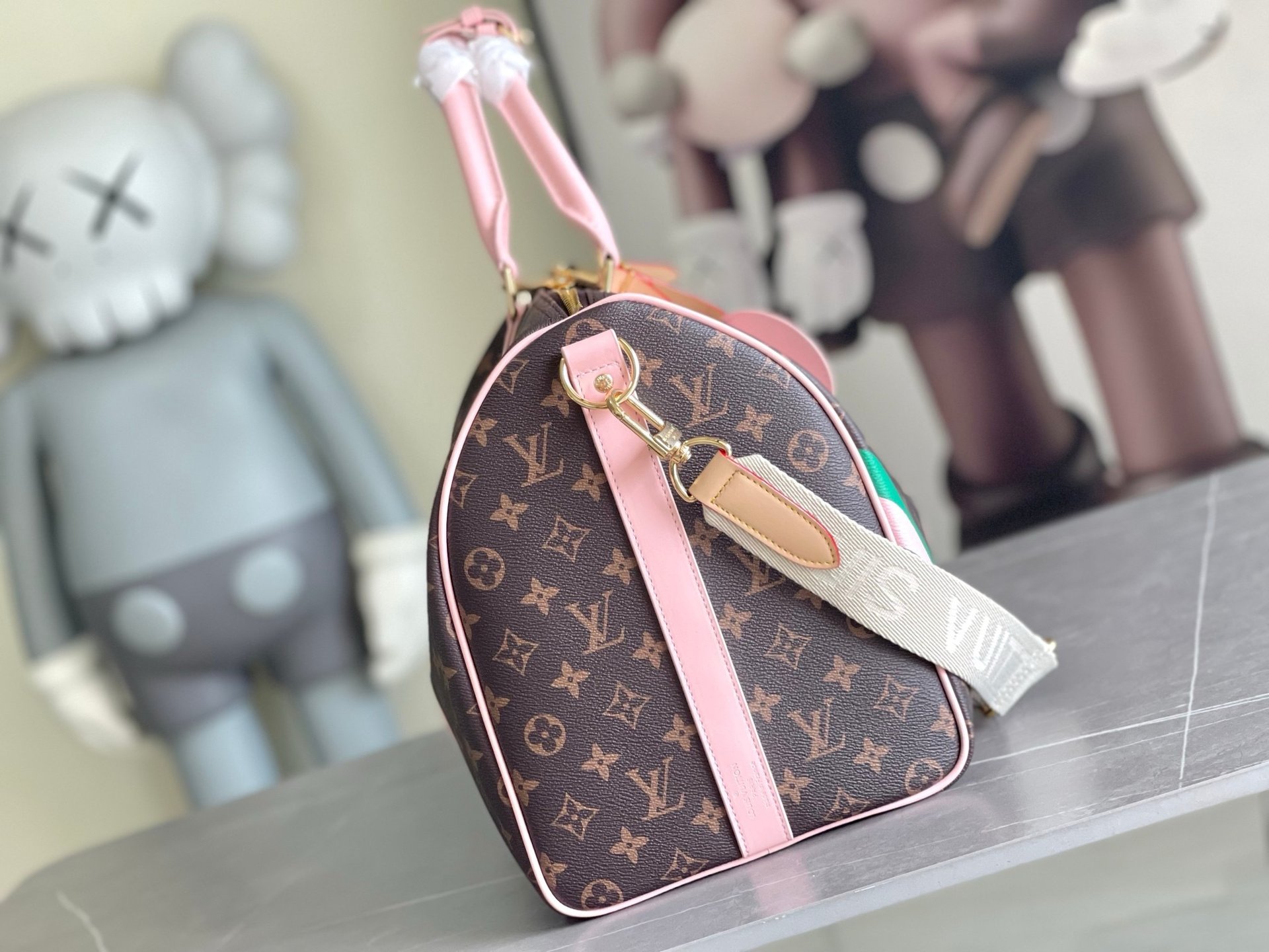 Louis Vuitton N25822 Keepall Damier Travel Bag 001680