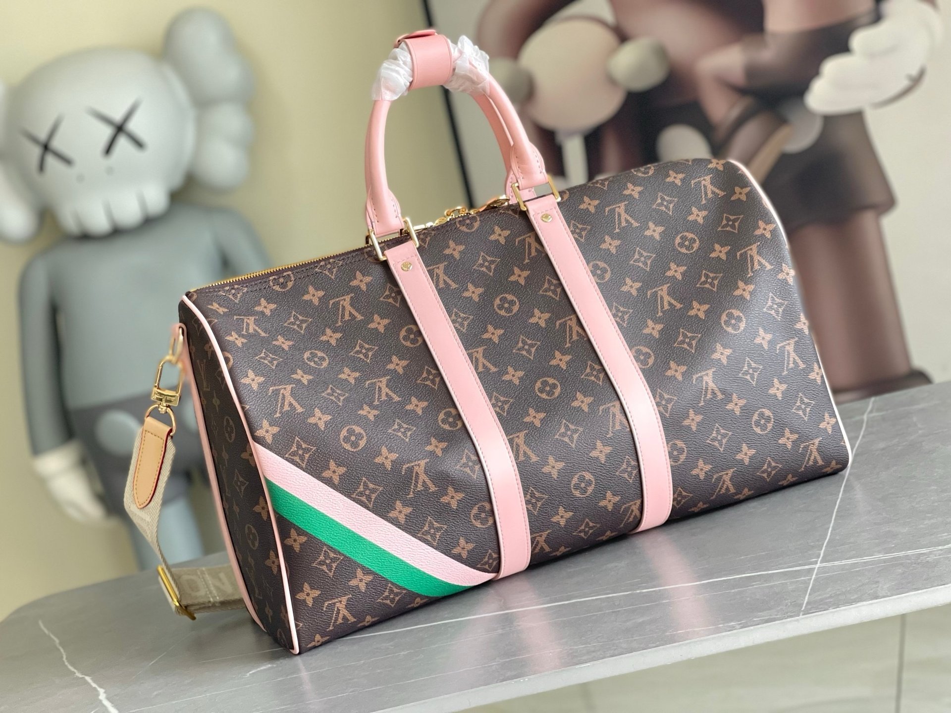 Louis Vuitton N25822 Keepall Damier Travel Bag 001680